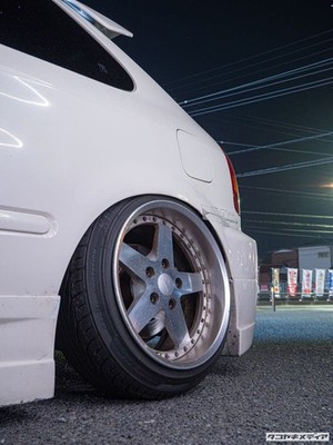 JDM Contra Five 16-inch deep-dish wheels No Tires - Image 3