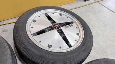 JDM Hoshino Impul PCD110 6j? /38R14 Mira old car Daihatsu 4H IMPUL No Tires - Image 3