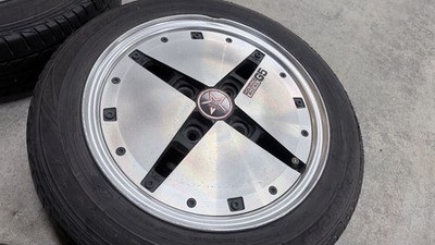 JDM Hoshino Impul PCD110 6j? /38R14 Mira old car Daihatsu 4H IMPUL No Tires - Image 4