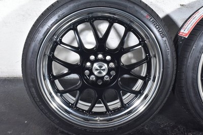 JDM WORK Meister M1R 18-inchPCD100 7.5J +43ROADSTONE225/40R18Prius Cor No Tires - Image 2