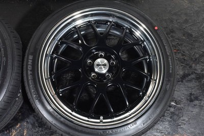 JDM WORK Meister M1R 18-inchPCD100 7.5J +43ROADSTONE225/40R18Prius Cor No Tires - Image 5