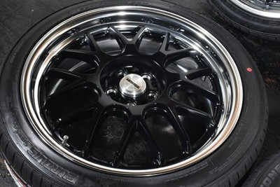 JDM WORK Meister M1R 18-inchPCD100 7.5J +43ROADSTONE225/40R18Prius Cor No Tires - Image 6
