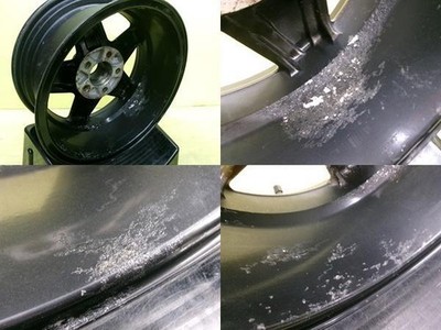 JDM Rare out-of-print LEONARD DRAG 902 6.5J 155/114.3 +25 Repair Base (No Tires) - 画像 (3)