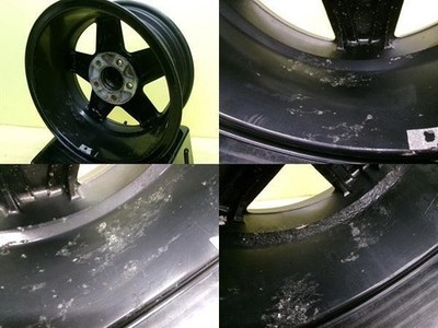 JDM Rare out-of-print LEONARD DRAG 902 6.5J 155/114.3 +25 Repair Base (No Tires) - 画像 (5)
