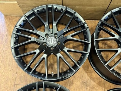JDM Rolf Hartge FLOW FORGED 9JX21ET40 10JX21ET45 PCD112 matte black pa No Tires - Image 2