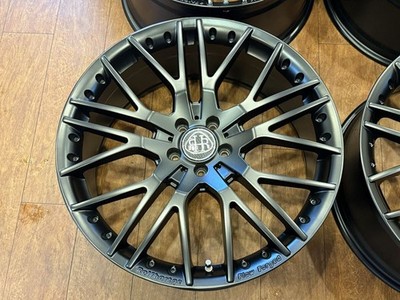 JDM Rolf Hartge FLOW FORGED 9JX21ET40 10JX21ET45 PCD112 matte black pa No Tires - Image 4