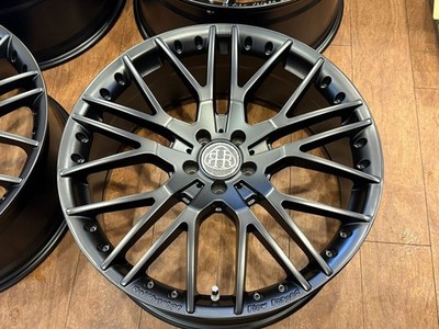 JDM Rolf Hartge FLOW FORGED 9JX21ET40 10JX21ET45 PCD112 matte black pa No Tires - Image 5