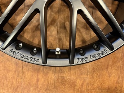 JDM Rolf Hartge FLOW FORGED 9JX21ET40 10JX21ET45 PCD112 matte black pa No Tires - Image 7