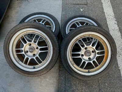 JDM ENKEI RPF1 16-inch 7J +43 4h114.3 Aluminum Wheels with Tires Light No Tires
