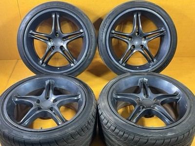 JDM Rare AVS VS-5 18-inch 8.5j +45 9.5j +40 pcd114.3 5-lug wheels for No Tires