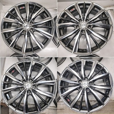 JDM Pre-order required Rare aftermarket 4-piece set of wheels 18x7J We No Tires - Image 2