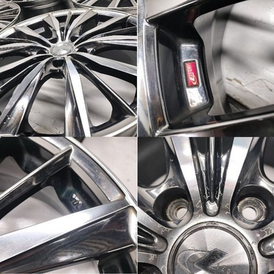JDM Pre-order required Rare aftermarket 4-piece set of wheels 18x7J We No Tires - Image 3