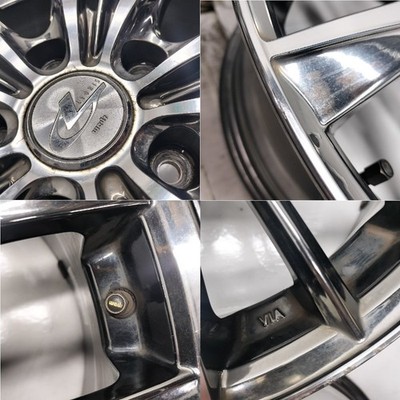 JDM Pre-order required Rare aftermarket 4-piece set of wheels 18x7J We No Tires - Image 4