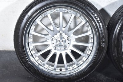 JDM WEDS Maverick 815F 18-inch wheelsPCD114.3 7.5J +38Goodyear Eagle R No Tires - Image 2