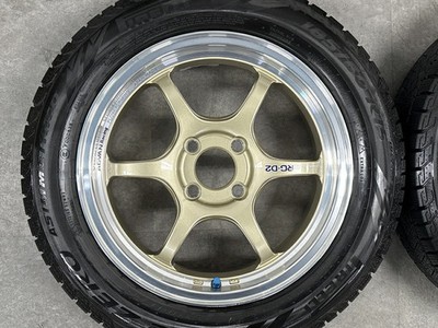 JDM Used YOKOHAMA wheel set 4-piece set 15x6.0J +45 PCD 100 185/60 (No Tires) - 画像 (4)