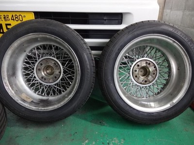 JDM Fortex Imperial Center Rock late model 2-Wheel Set tire warts remai (No Tires) - 画像 (10)