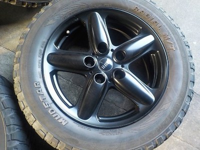 JDM BMW Mini Black Suvar Genuine 16-inch M/T Tire 4-Book Set 6.5J +46 No Tires - Image 2
