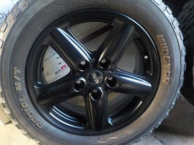 JDM BMW Mini Black Suvar Genuine 16-inch M/T Tire 4-Book Set 6.5J +46 No Tires - Image 4