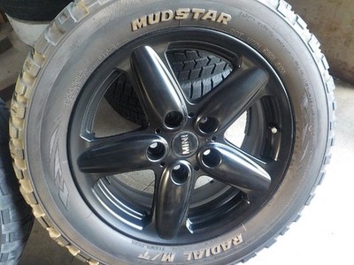 JDM BMW Mini Black Suvar Genuine 16-inch M/T Tire 4-Book Set 6.5J +46 No Tires - Image 5
