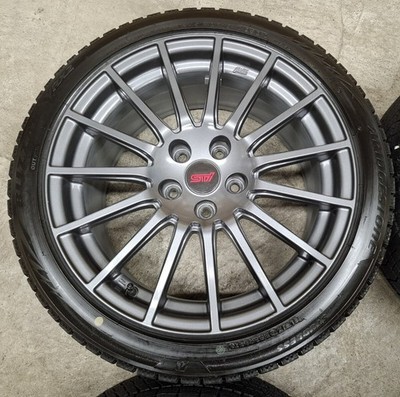 JDM Almost Subaru WRX STI Genuine Wheels and Tires 2020 Bridgestone Za No Tires - Image 4