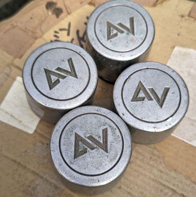JDM AV logo ADVAN wheel center caps 4-individual set No Tires