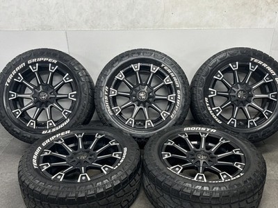 JDM Used CRIMSON 5-Wheel Set 20x8.5J +35 PCD 127/114.3 285/55R20 122 (No Tires) - 画像 (2)