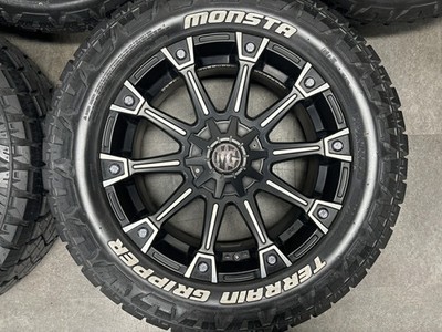 JDM Used CRIMSON 5-Wheel Set 20x8.5J +35 PCD 127/114.3 285/55R20 122 (No Tires) - 画像 (4)