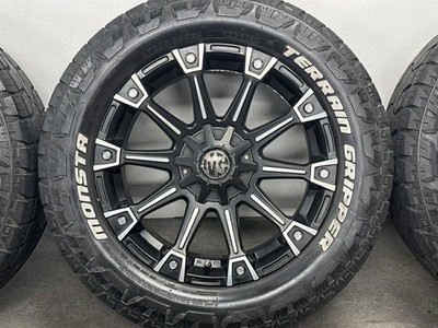 JDM Used CRIMSON 5-Wheel Set 20x8.5J +35 PCD 127/114.3 285/55R20 122 (No Tires) - 画像 (6)