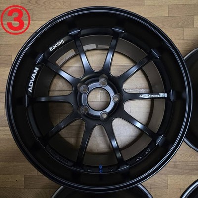 JDM 1810J +25 PCD114.3 ADVAN Racing RS-D BNR34 Skyline GT-R Size NISMO No Tires - Image 4