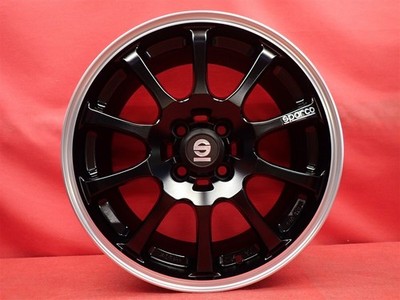 JDM Sparco DRIFT used wheels 4Book 7J 16-inch PCD100 4-hole +37 offset No Tires - Image 6