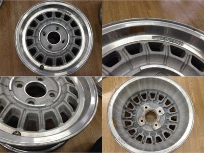 JDM Used Wheels 4Book Nissan Skyline Genuine Kenmeri C110 14-inch 5.5J No Tires - Image 3