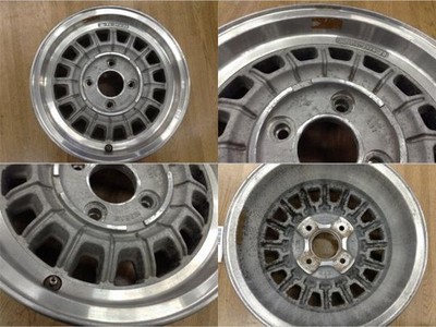 JDM Used Wheels 4Book Nissan Skyline Genuine Kenmeri C110 14-inch 5.5J No Tires - Image 4