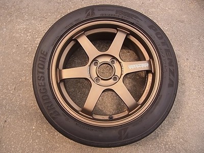 JDM Rare ND5RC Roadster RAYS TE37 SONIC 166.5J +45 PCD100 4-hole Note No Tires - Image 3
