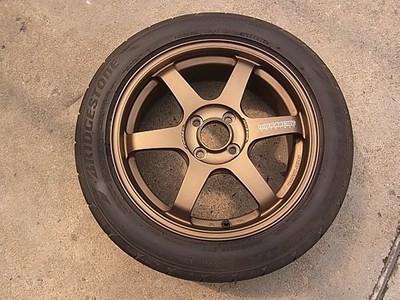 JDM Rare ND5RC Roadster RAYS TE37 SONIC 166.5J +45 PCD100 4-hole Note No Tires - Image 6
