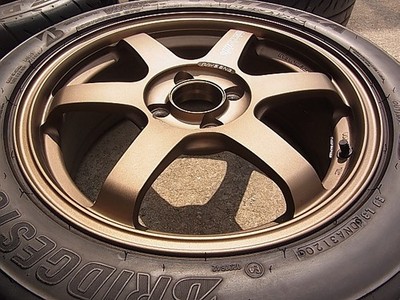 JDM Rare ND5RC Roadster RAYS TE37 SONIC 166.5J +45 PCD100 4-hole Note No Tires - Image 8