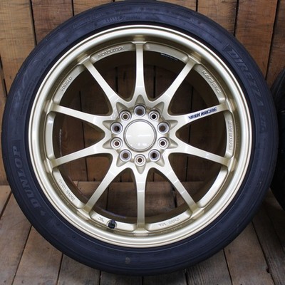 JDM RAYS VOLKRACING CE28N gold forging 188.5J+52 DUNLOP 245/40R18 Tire No Tires - Image 3