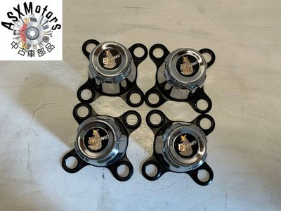 JDM Inoue Center Caps Set of 4 Strong for Old Cars Street Racers PCD 1 No Tires