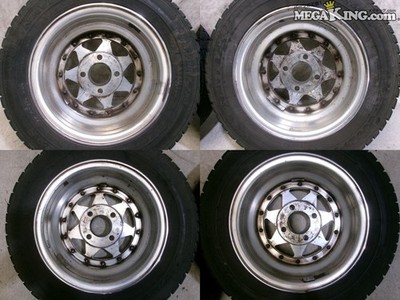 JDM Rare T-SPEED 12-inch wheels 5J+25 4-hole PCD101.6 2-piece with 155 No Tires - Image 7