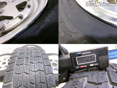 JDM Rare T-SPEED 12-inch wheels 5J+25 4-hole PCD101.6 2-piece with 155 No Tires - Image 9