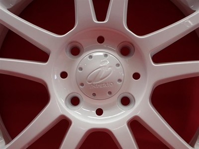 JDM Rare 5ZIGEN 5D Imperio M-05 Used Wheels 4Book 5J 15PCD100 4-Hole + No Tires - Image 9
