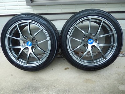 JDM BBS RI-A 035 189J + Yokohama ADVAN dB V553 245/40R18 4-Book Set<br No Tires - Image 6