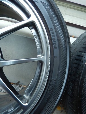 JDM BBS RI-A 035 189J + Yokohama ADVAN dB V553 245/40R18 4-Book Set<br No Tires - Image 8