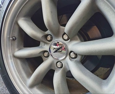 JDM Wheel center caps 4-individual set for S30 130 Z31 32 RS Watanabe No Tires - Image 7