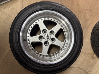 JDM Out of print rare WOODBELL BRS POISON used wheels: 8J +8 x 2Book 9 No Tires - Image 3