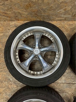 JDM RareWORK VS-KF 187.5J+45 7.5J+26 PCD114.3 5-hole 5H Chrome Plated No Tires - Image 3