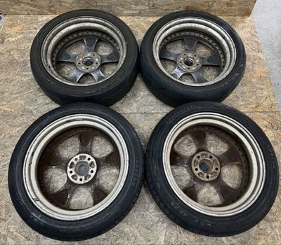 JDM RareWORK VS-KF 187.5J+45 7.5J+26 PCD114.3 5-hole 5H Chrome Plated No Tires - Image 6