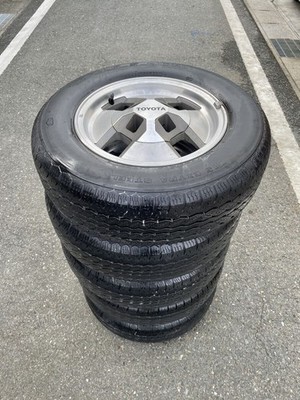 JDM Toyota Genuine Old Car Wheels 145.5J JPCD114.3 4-hole Offset 27 fo No Tires - Image 3