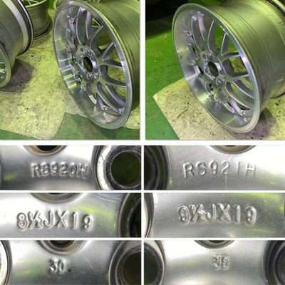 JDM Lightweight forged BBS RS-GT RSGT 19RS920H 8.5J +30 RS921H 9.5J +3 No Tires - Image 9