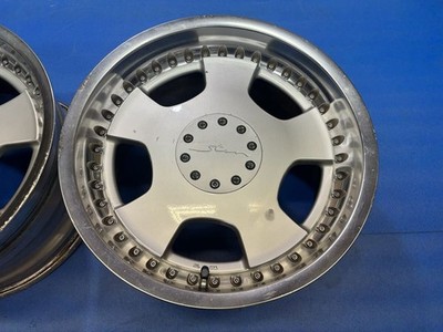 JDM Rare WORK HINODEX STERN 1818X9.5JJ +38 PCD 114.3/5H Used 2-Book De No Tires - Image 3