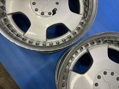 JDM Rare WORK HINODEX STERN 1818X9.5JJ +38 PCD 114.3/5H Used 2-Book De No Tires - Image 4